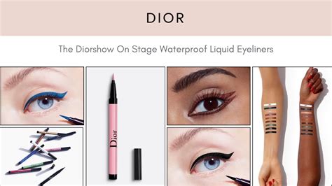 dior waterproof eyeliner pencil|dior diorshow on stage liner.